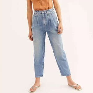 Free People Light Blue High Rise Jeans